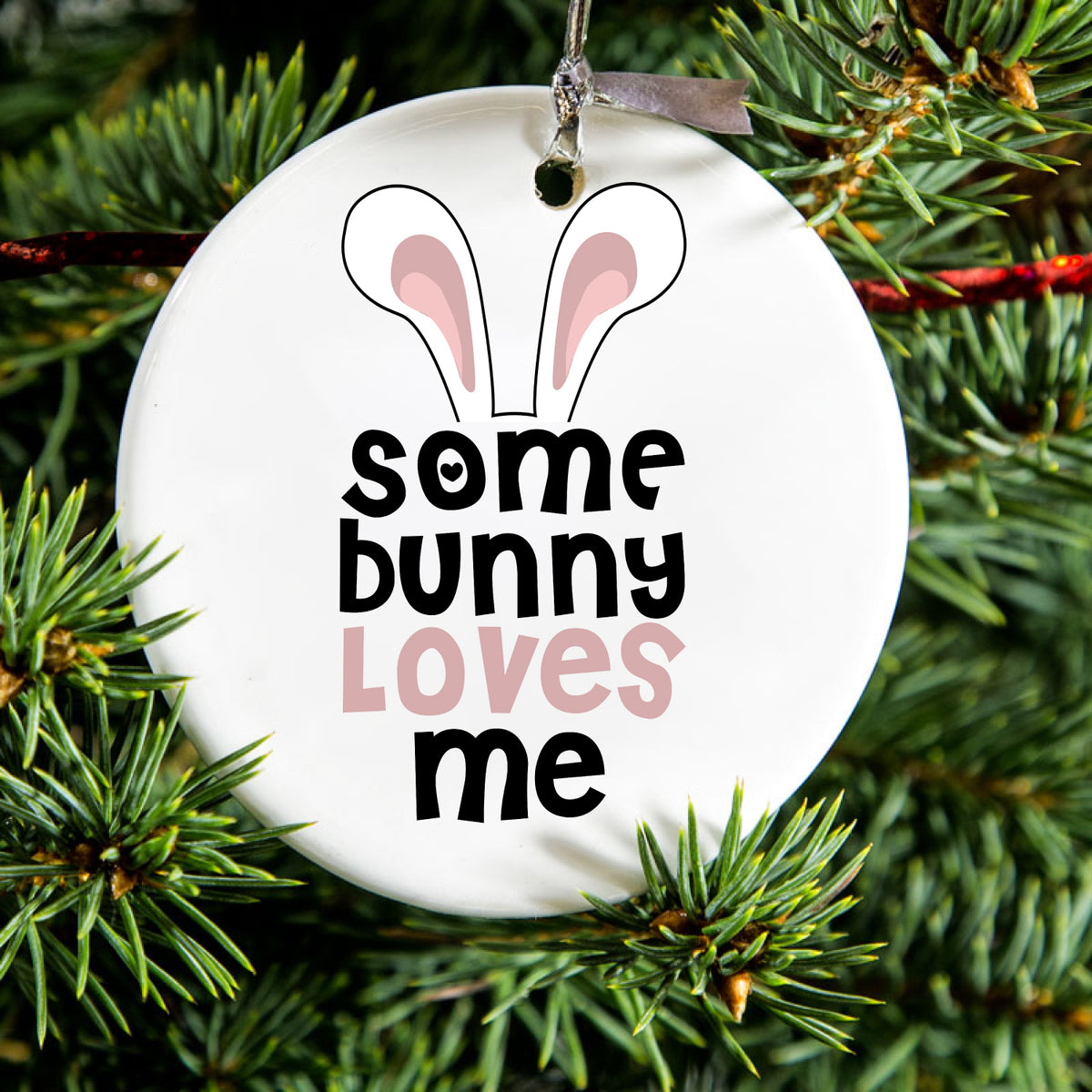 Rabbit Ceramic Ornament, view 2