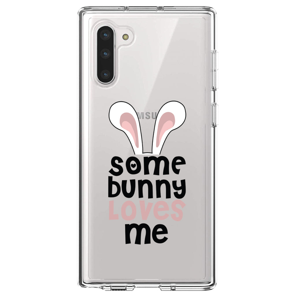 Some Bunny Loves Me, Rabbit Clear Shockproof iPhone Case, view 9