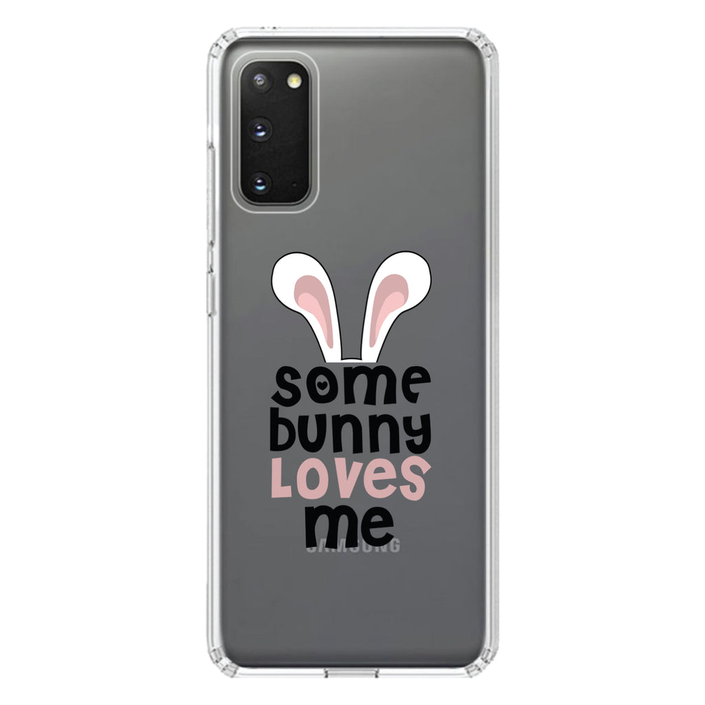 Some Bunny Loves Me, Rabbit Clear Shockproof iPhone Case, view 13