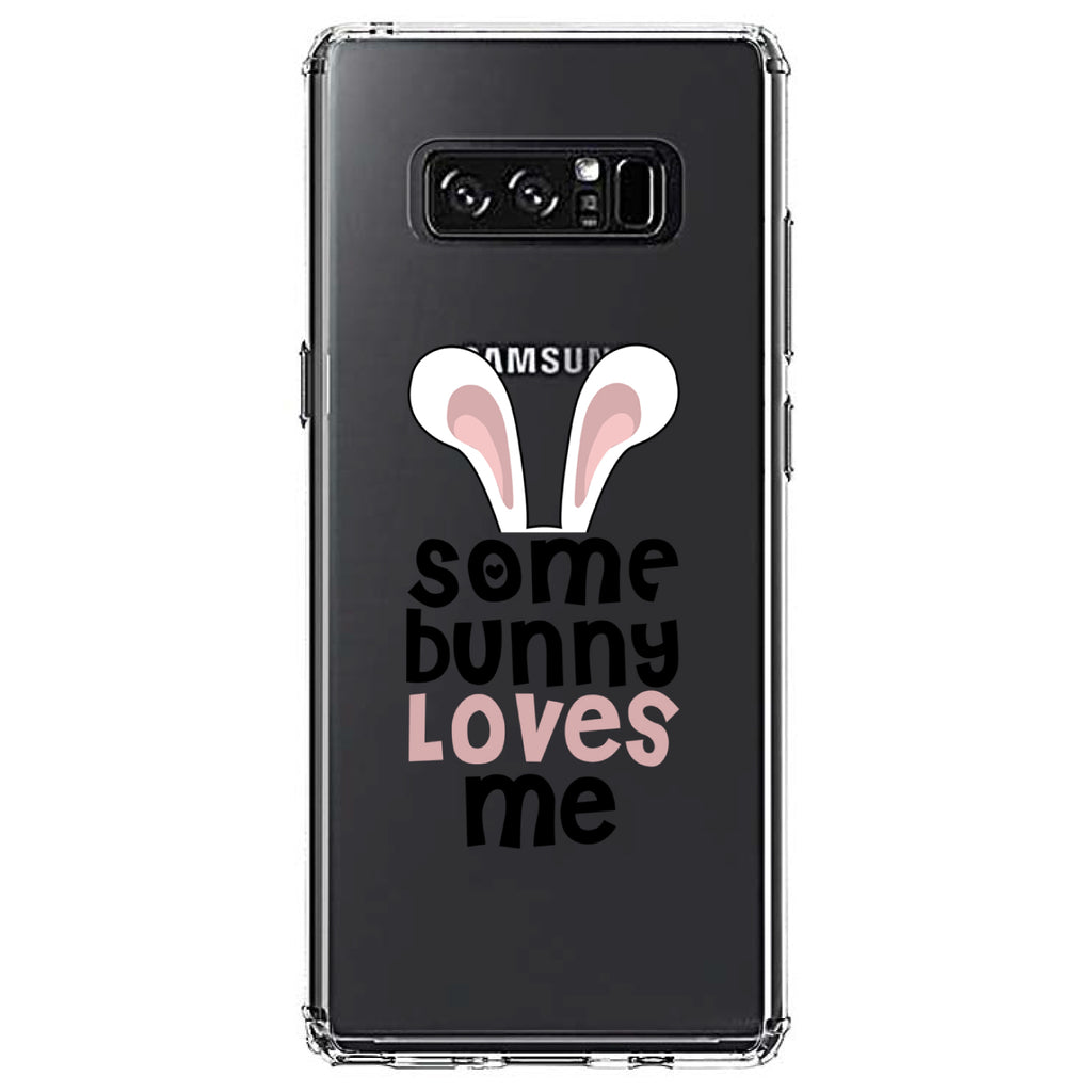 Some Bunny Loves Me, Rabbit Clear Shockproof iPhone Case, view 12