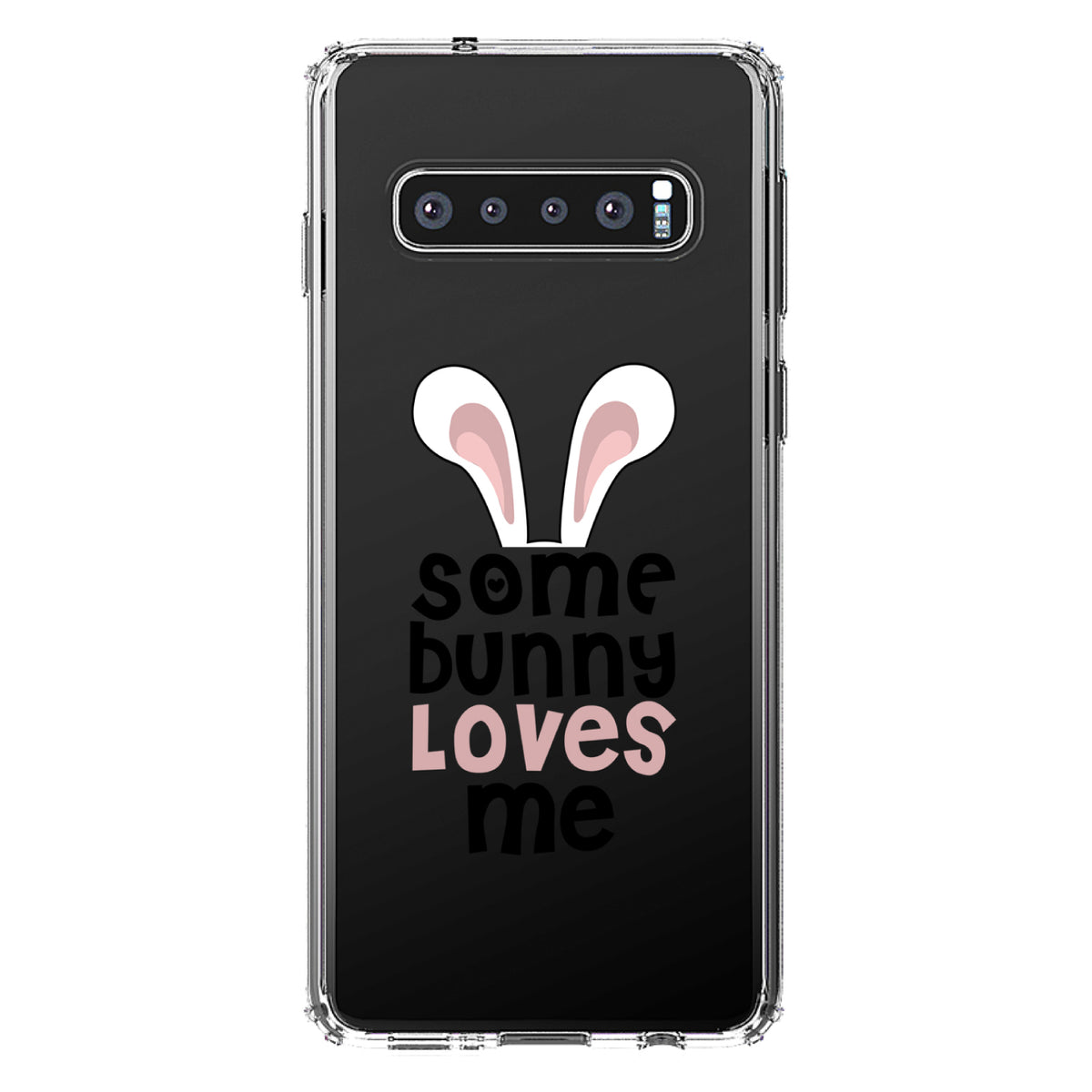 Some Bunny Loves Me, Rabbit Clear Shockproof iPhone Case, view 17