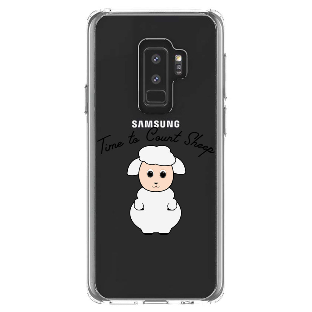 Time to Count Sheep, Lamb Clear Shockproof iPhone Case, view 20