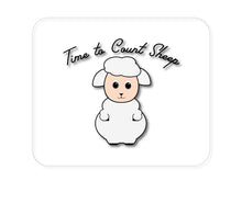 DistinctInk Custom Foam Rubber Mouse Pad - 1/4" Thick - Time to Count Sheep - Lamb