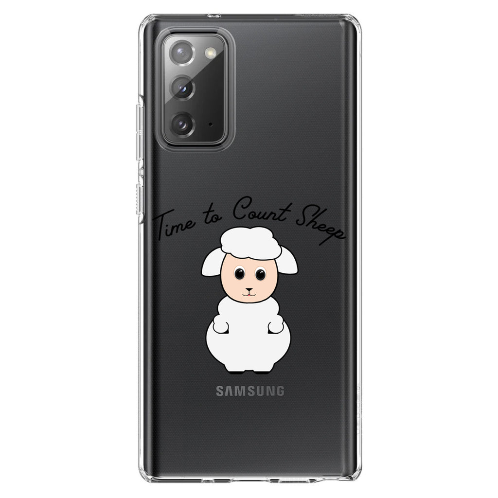 Time to Count Sheep, Lamb Clear Shockproof iPhone Case, view 7