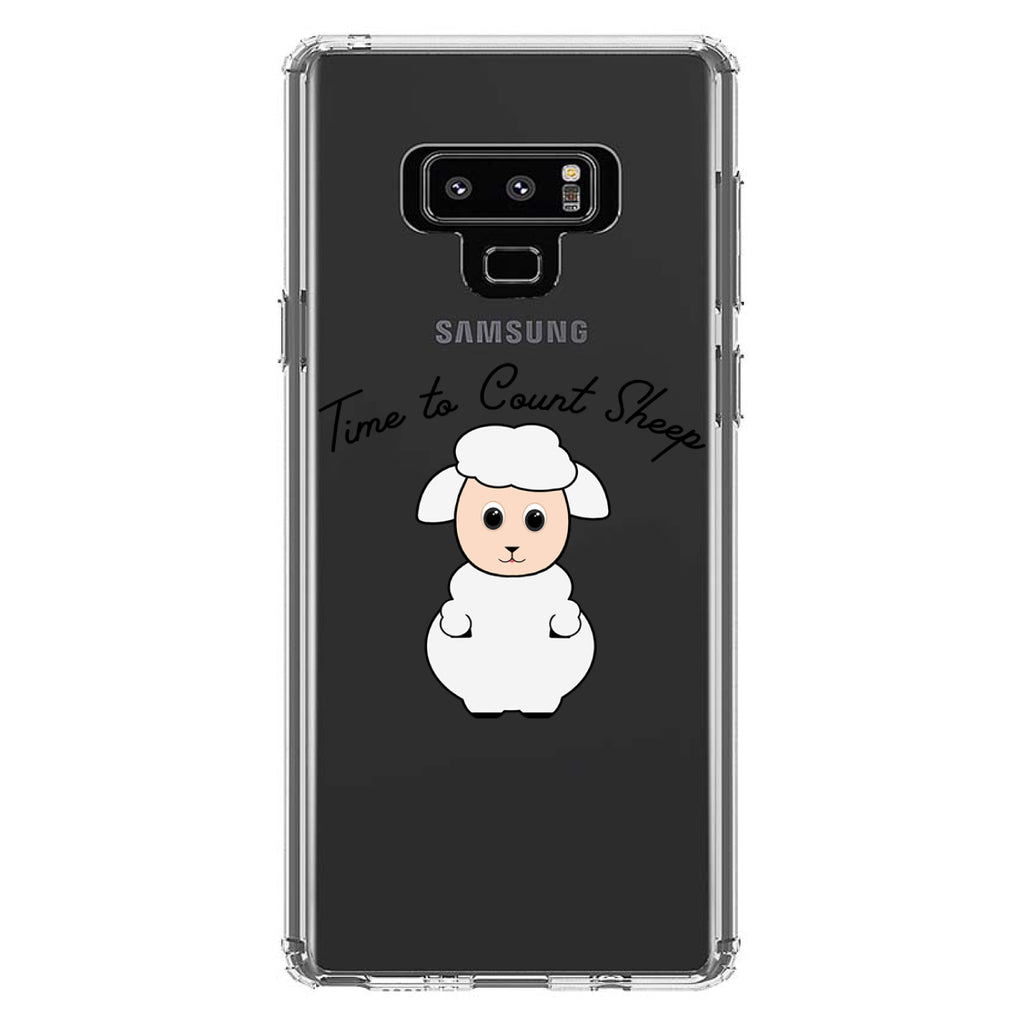 Time to Count Sheep, Lamb Clear Shockproof iPhone Case, view 11
