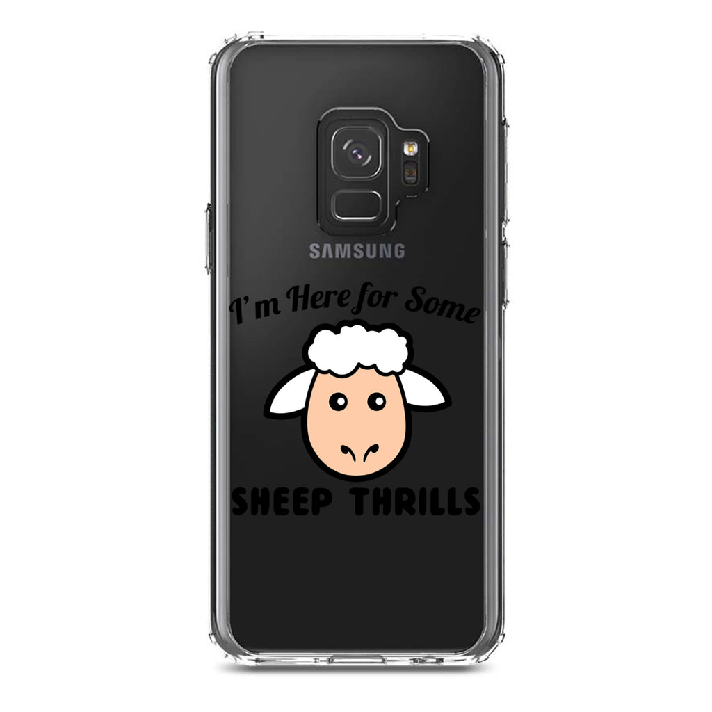 I'm Here for Some SHEEP Thrills Clear Shockproof iPhone Case, view 19