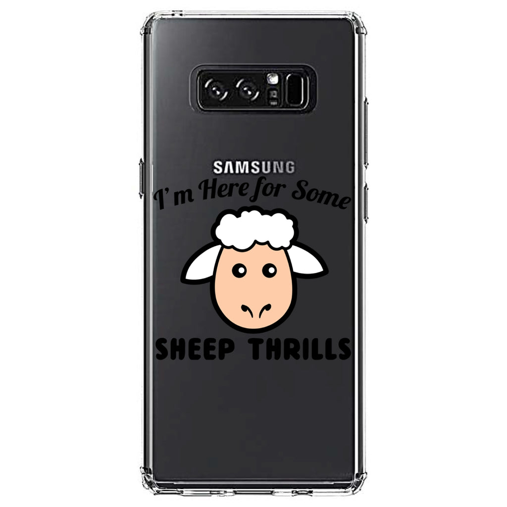 I'm Here for Some SHEEP Thrills Clear Shockproof iPhone Case, view 12