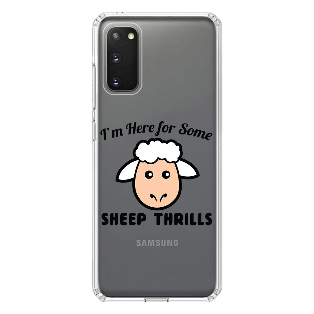 I'm Here for Some SHEEP Thrills Clear Shockproof iPhone Case, view 14