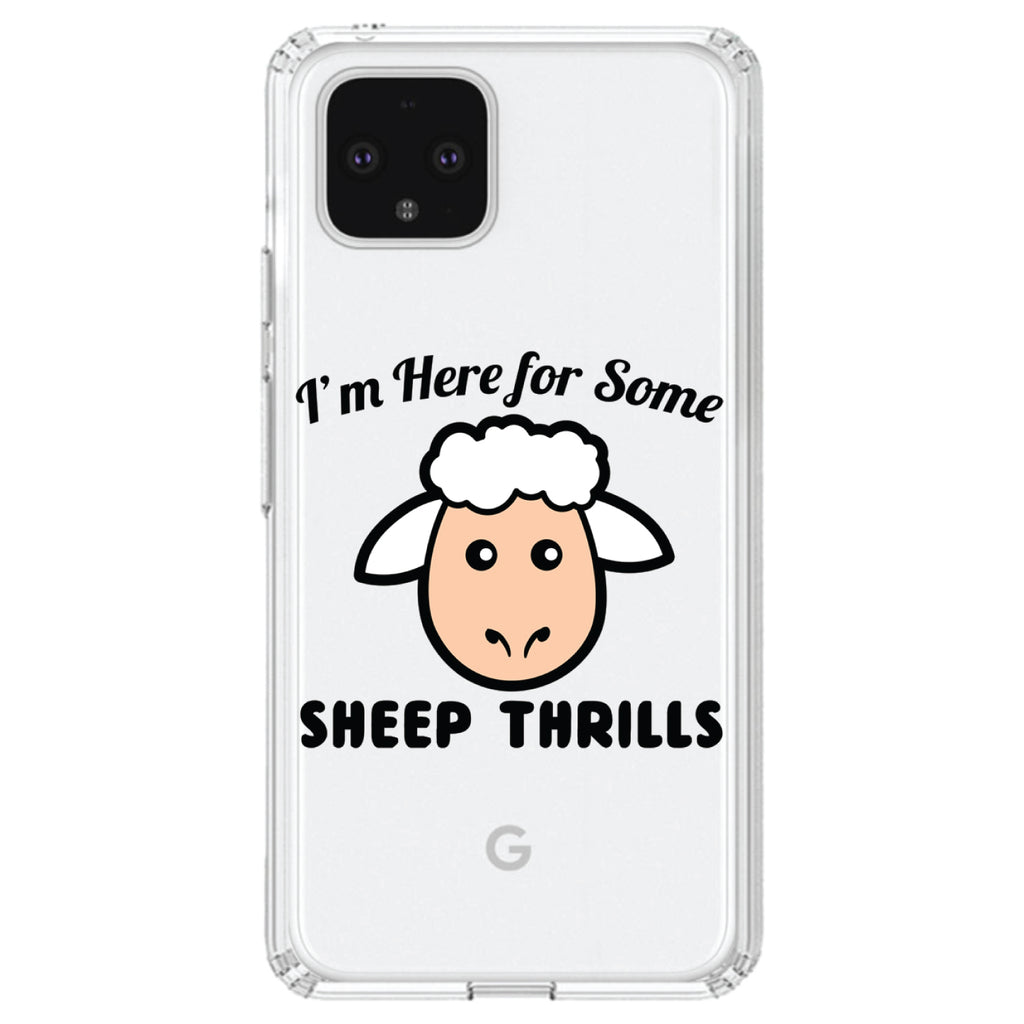 I'm Here for Some SHEEP Thrills Clear Shockproof iPhone Case, view 24