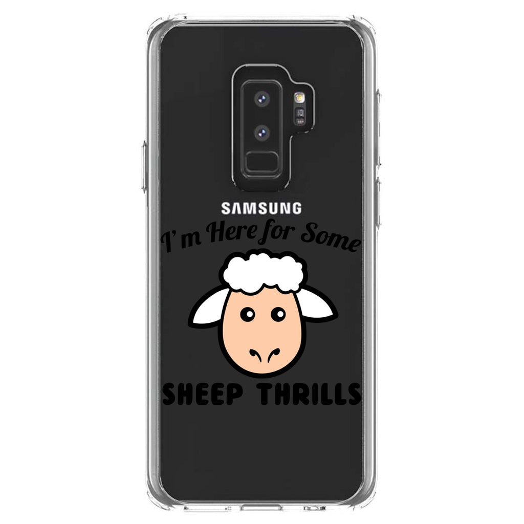 I'm Here for Some SHEEP Thrills Clear Shockproof iPhone Case, view 20