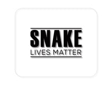 DistinctInk Custom Foam Rubber Mouse Pad - 1/4" Thick - SNAKE Lives Matter