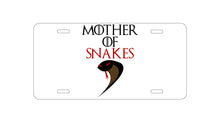 DistinctInk Custom Aluminum Decorative Vanity Front License Plate - Mother of Snakes
