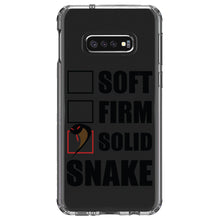 DistinctInk® Clear Shockproof Hybrid Case for Apple iPhone / Samsung Galaxy / Google Pixel - Soft Firm Solid Snake