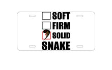 DistinctInk Custom Aluminum Decorative Vanity Front License Plate - Soft Firm Solid Snake