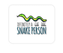 DistinctInk Custom Foam Rubber Mouse Pad - 1/4" Thick - Definitely a Snake Person