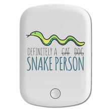 DistinctInk Magnetic Battery Pack, Wireless Portable Charger with USB-C Cable, Compatible with MagSafe iPhone 14 / 13 / 12 Series - Definitely a Snake Person