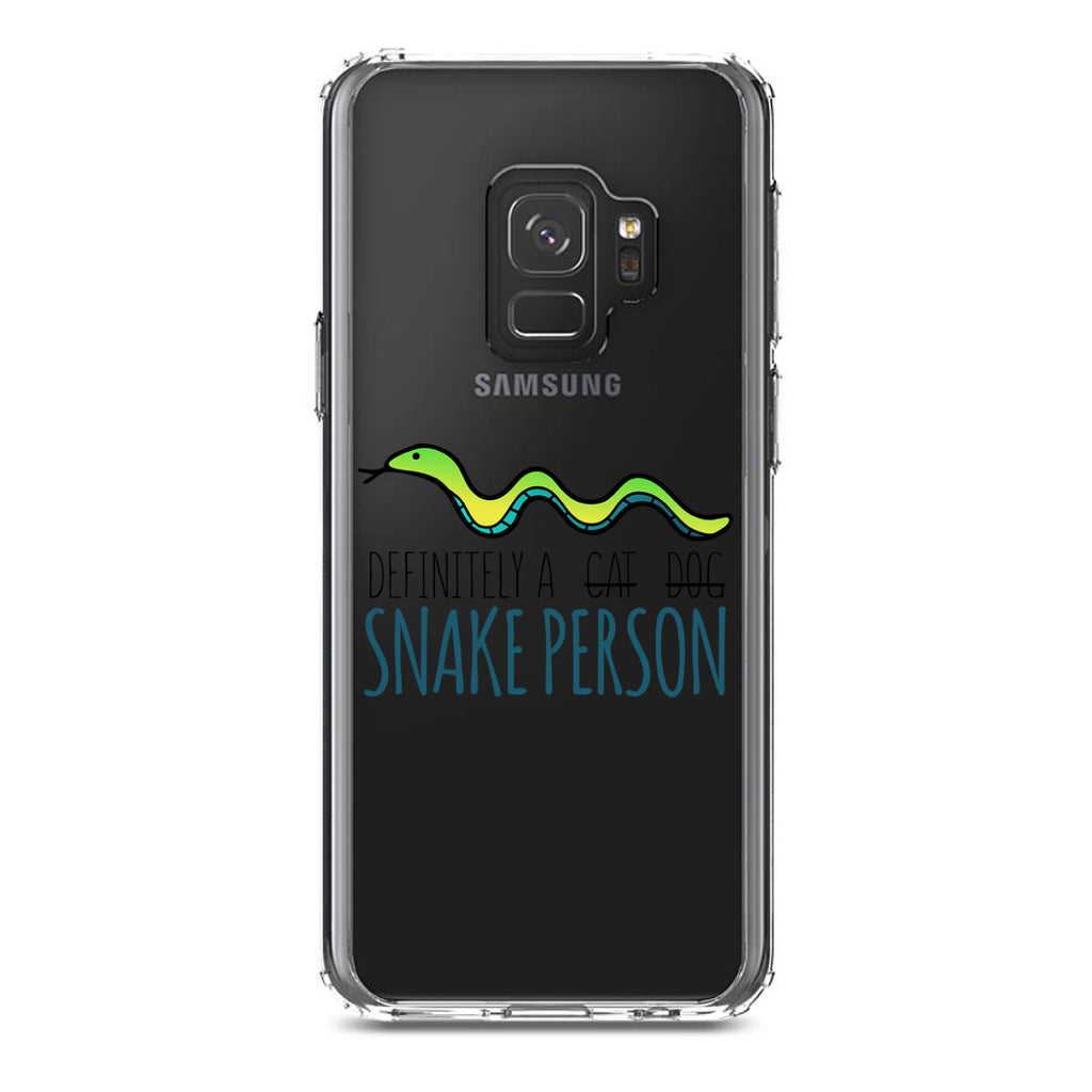 Definitely a Snake Person Clear Shockproof iPhone Case, view 19