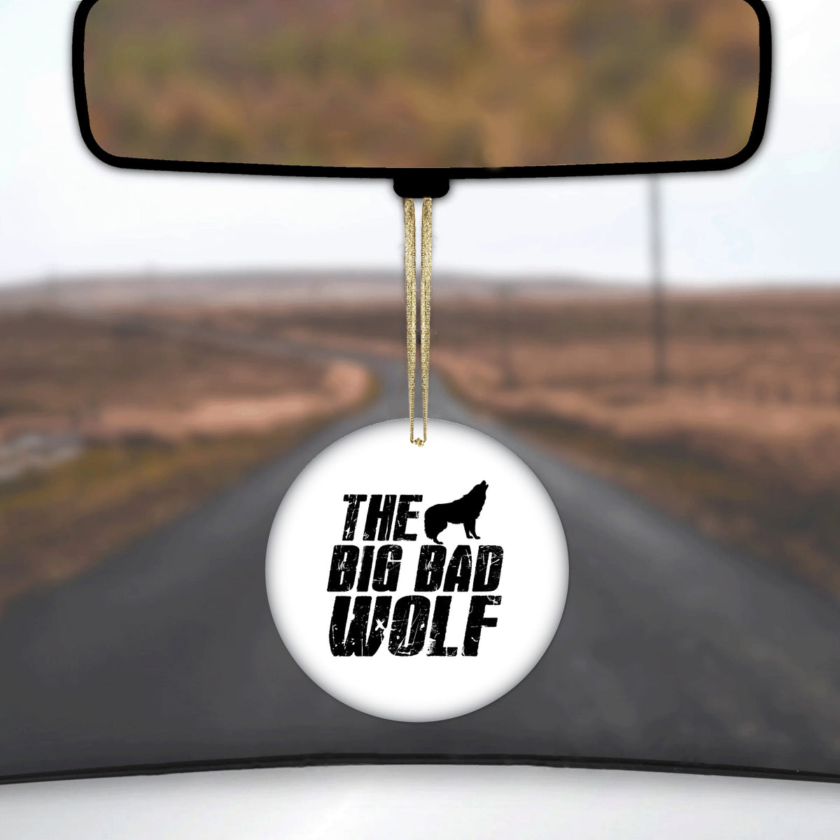 The Big Bad Wolf Ceramic Ornament, view 3