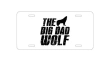 DistinctInk Custom Aluminum Decorative Vanity Front License Plate - The Big Bad Wolf