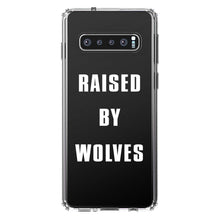 DistinctInk® Clear Shockproof Hybrid Case for Apple iPhone / Samsung Galaxy / Google Pixel - Raised By Wolves