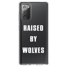 DistinctInk® Clear Shockproof Hybrid Case for Apple iPhone / Samsung Galaxy / Google Pixel - Raised By Wolves