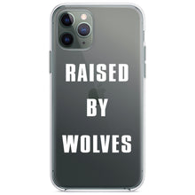 DistinctInk® Clear Shockproof Hybrid Case for Apple iPhone / Samsung Galaxy / Google Pixel - Raised By Wolves