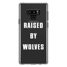 DistinctInk® Clear Shockproof Hybrid Case for Apple iPhone / Samsung Galaxy / Google Pixel - Raised By Wolves
