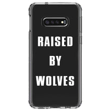 DistinctInk® Clear Shockproof Hybrid Case for Apple iPhone / Samsung Galaxy / Google Pixel - Raised By Wolves