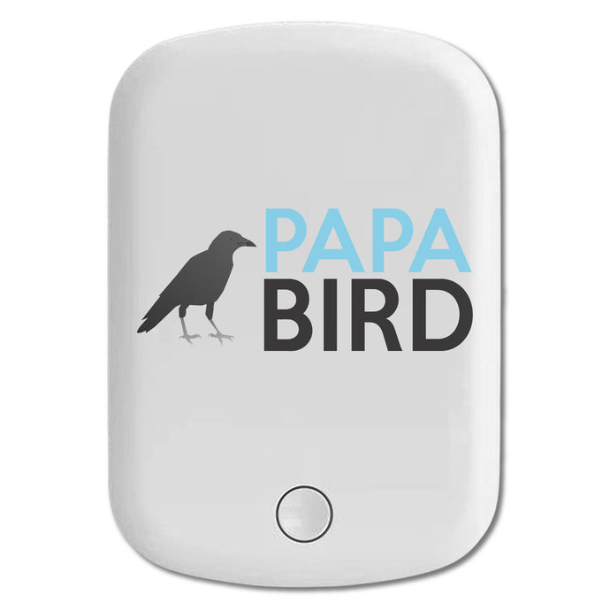 DistinctInk Magnetic Battery Pack, Wireless Portable Charger with USB-C Cable, Compatible with MagSafe iPhone 14 / 13 / 12 Series - Papa Bird