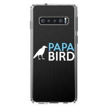 DistinctInk® Clear Shockproof Hybrid Case for Apple iPhone / Samsung Galaxy / Google Pixel - Papa Bird