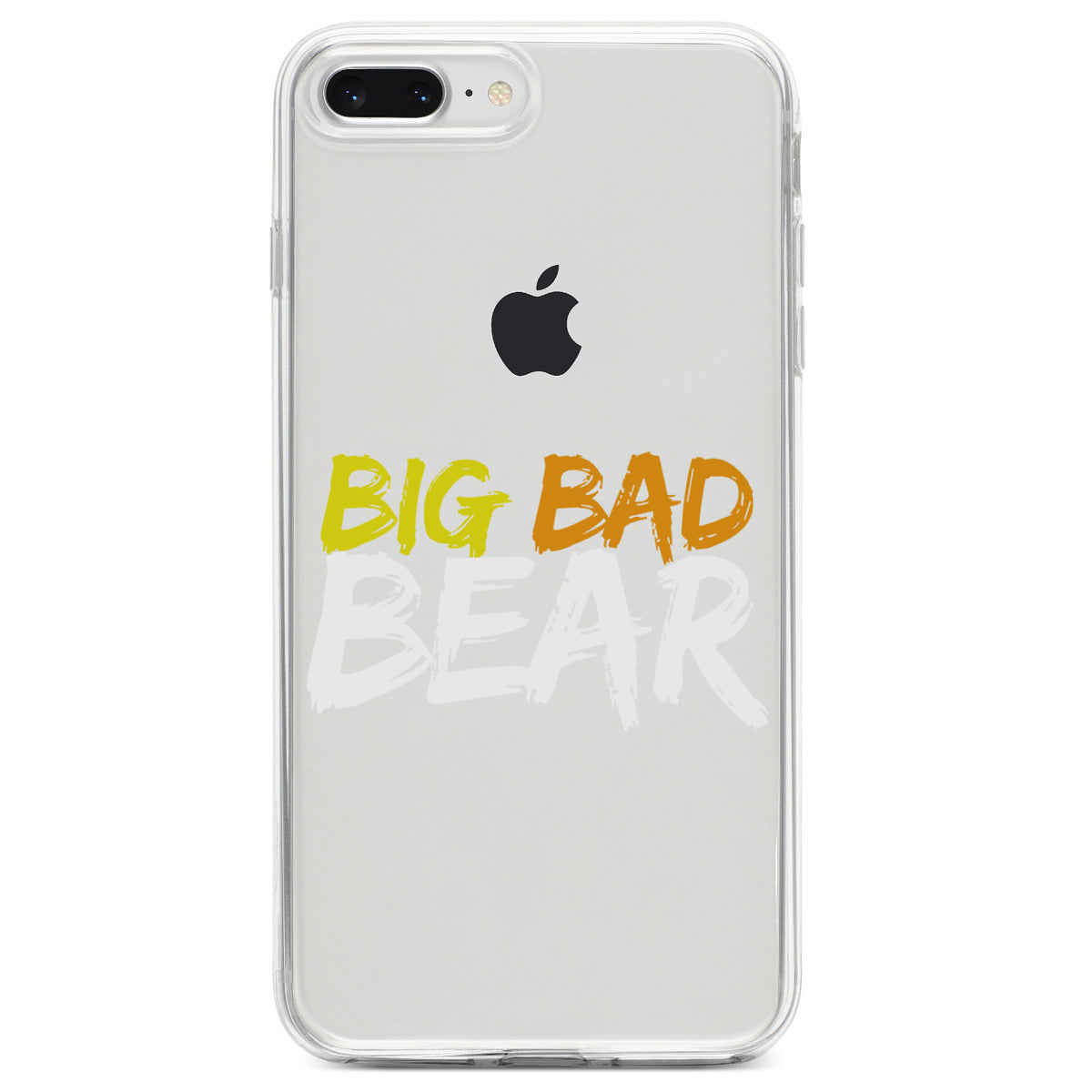 Big Bad Bear Clear Shockproof iPhone Case, view 6