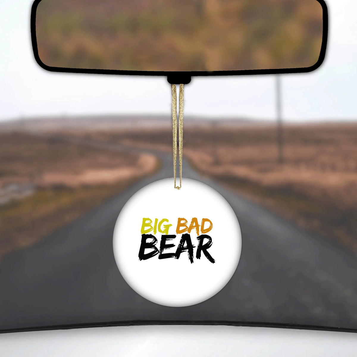 Big Bad Bear Ceramic Ornament, view 3