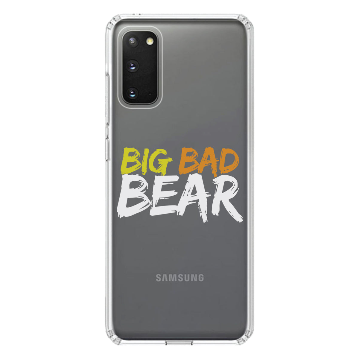 Big Bad Bear Clear Shockproof iPhone Case, view 13