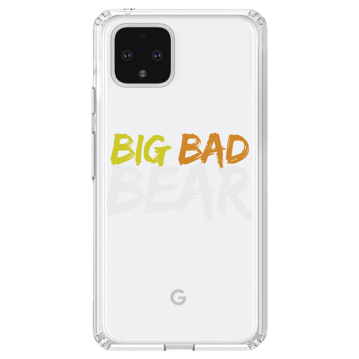Big Bad Bear Clear Shockproof iPhone Case, view 23