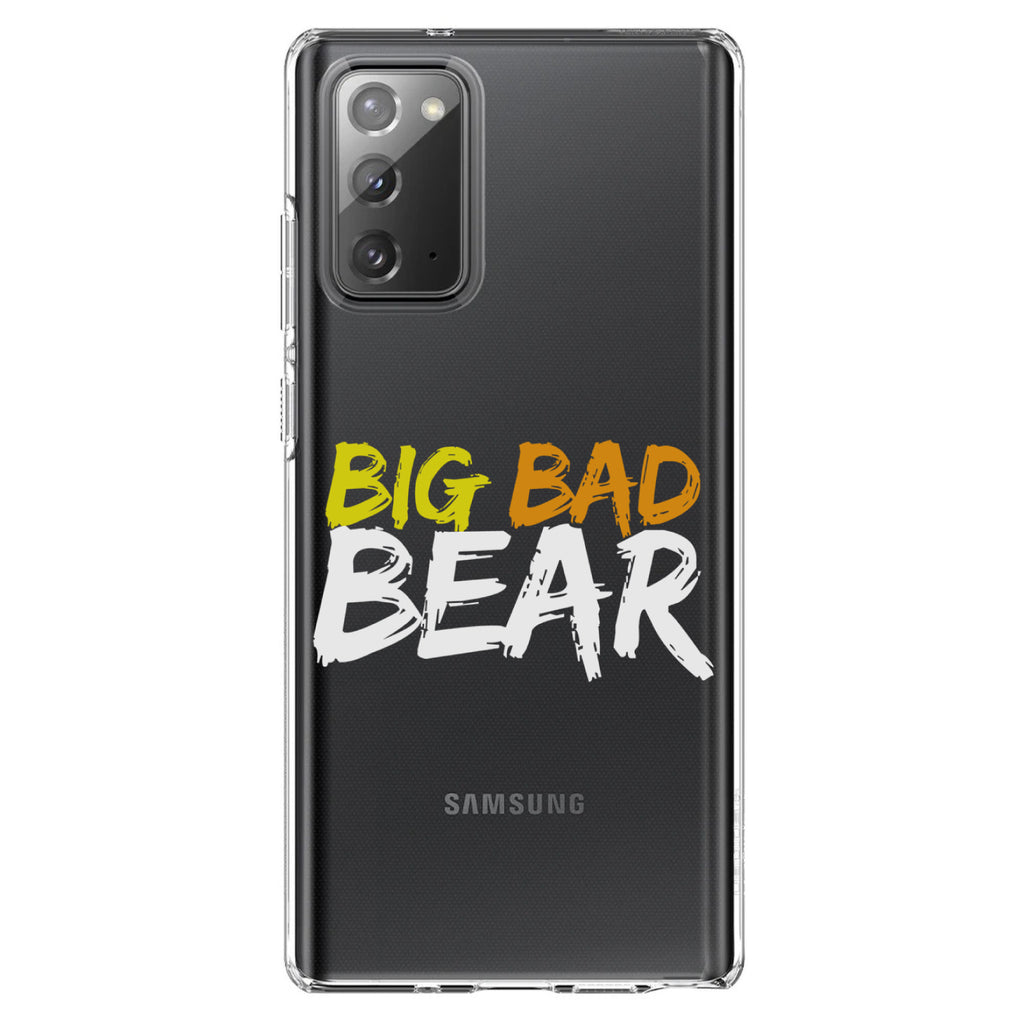 Big Bad Bear Clear Shockproof iPhone Case, view 7