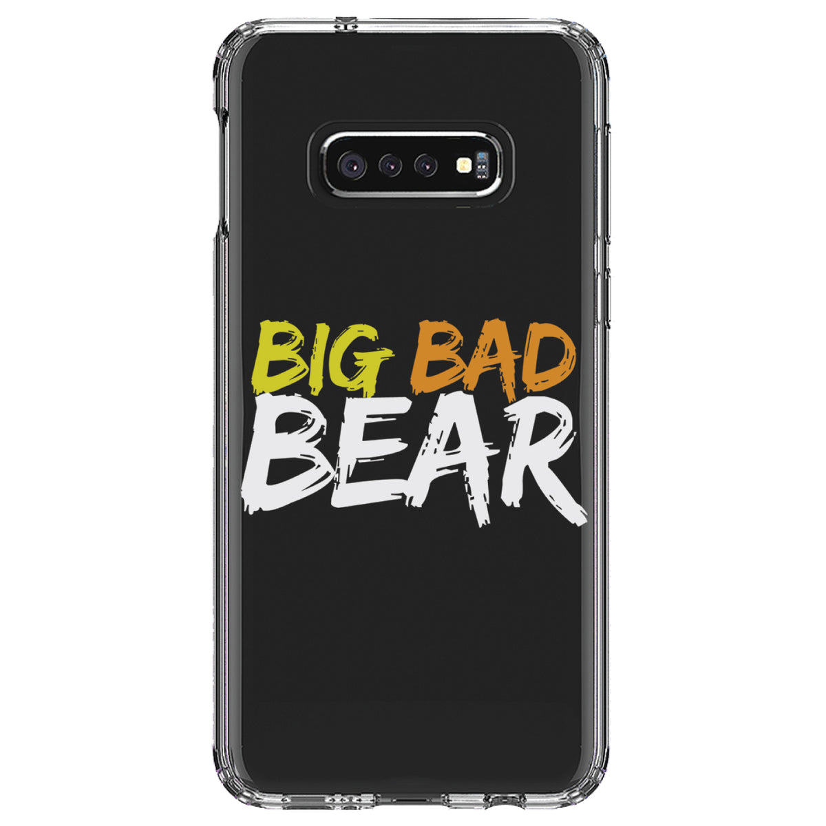 Big Bad Bear Clear Shockproof iPhone Case, view 18