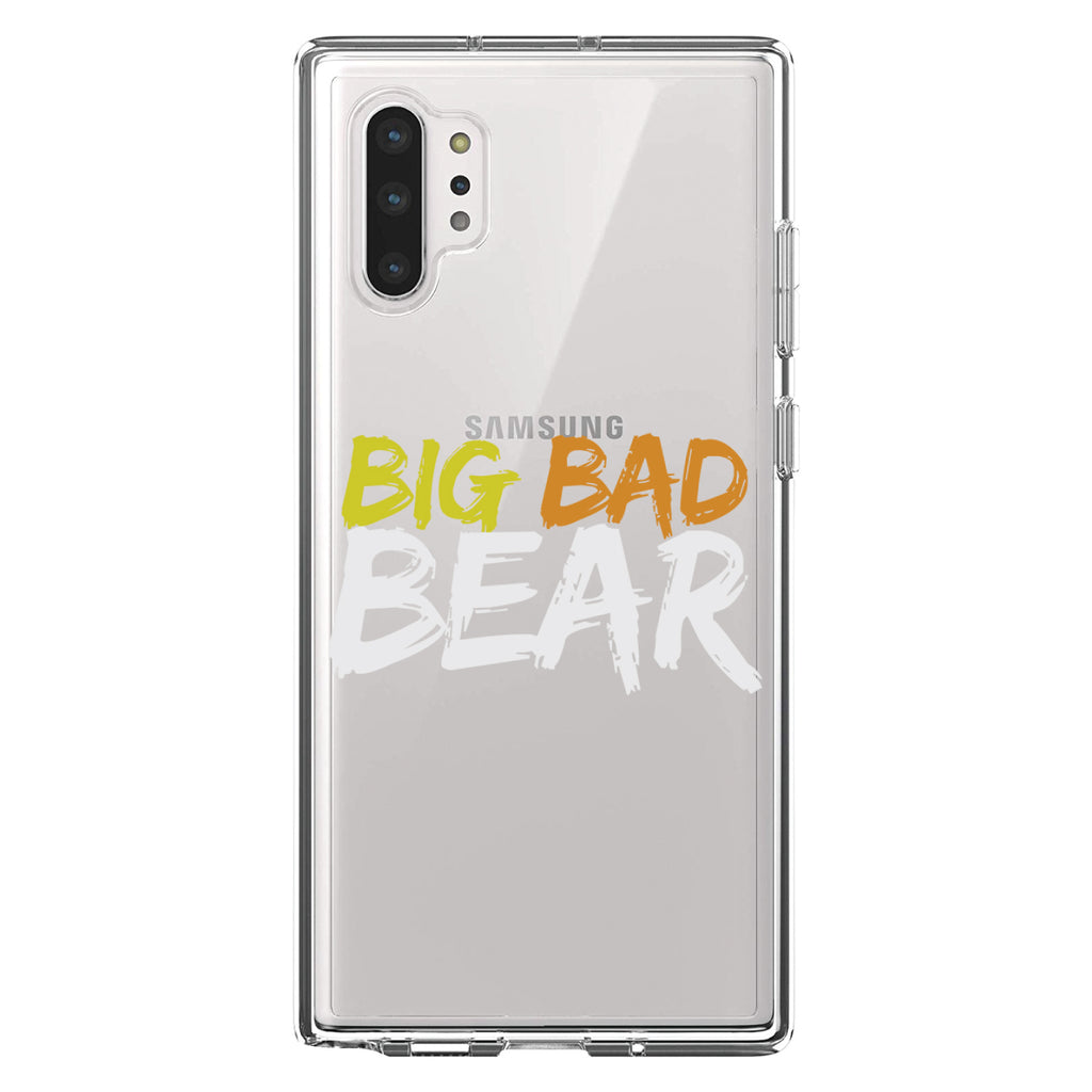 Big Bad Bear Clear Shockproof iPhone Case, view 10