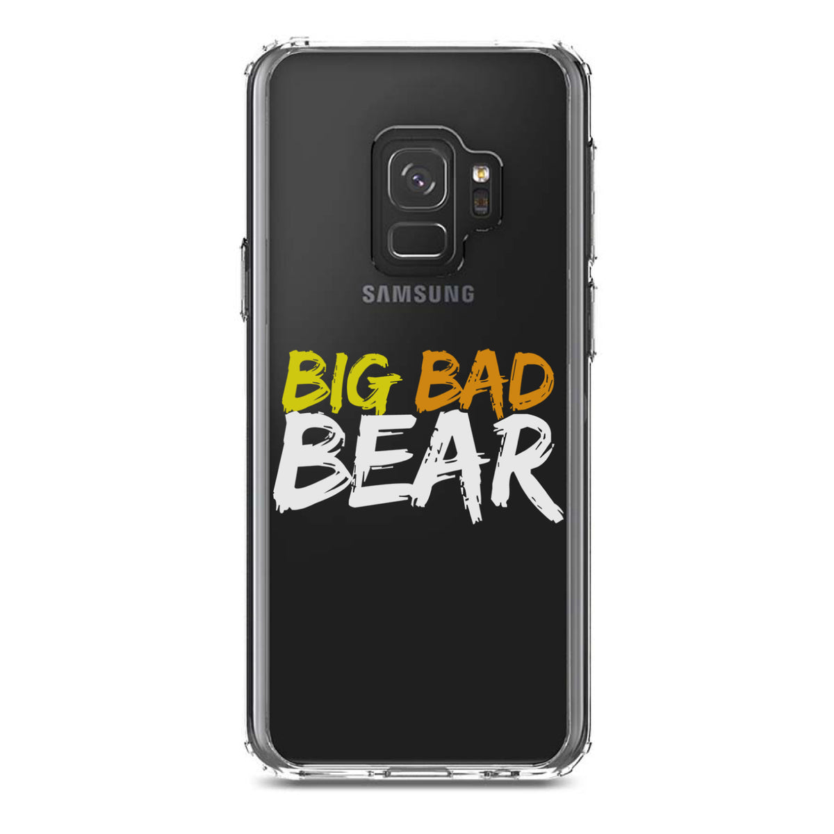 Big Bad Bear Clear Shockproof iPhone Case, view 19