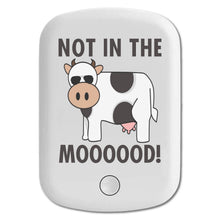 DistinctInk Magnetic Battery Pack, Wireless Portable Charger with USB-C Cable, Compatible with MagSafe iPhone 14 / 13 / 12 Series - Not in the MOOOOOOD! Cow