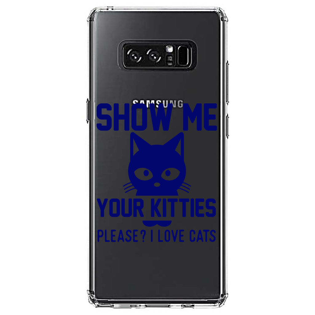 Show Me Your Kitties Love Cats Clear Shockproof iPhone Case, view 12