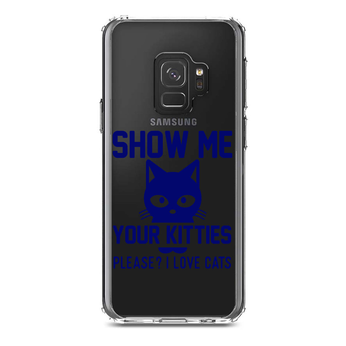 Show Me Your Kitties Love Cats Clear Shockproof iPhone Case, view 19