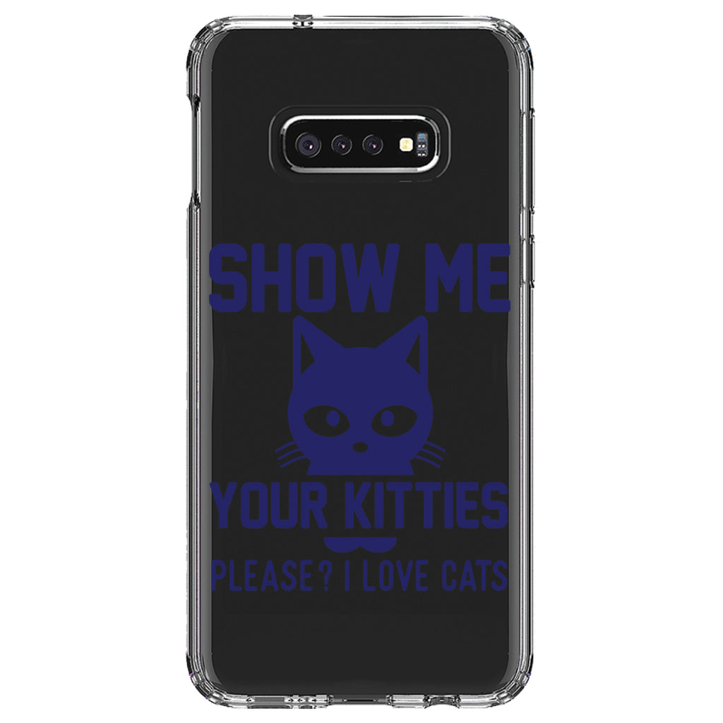 Show Me Your Kitties Love Cats Clear Shockproof iPhone Case, view 18