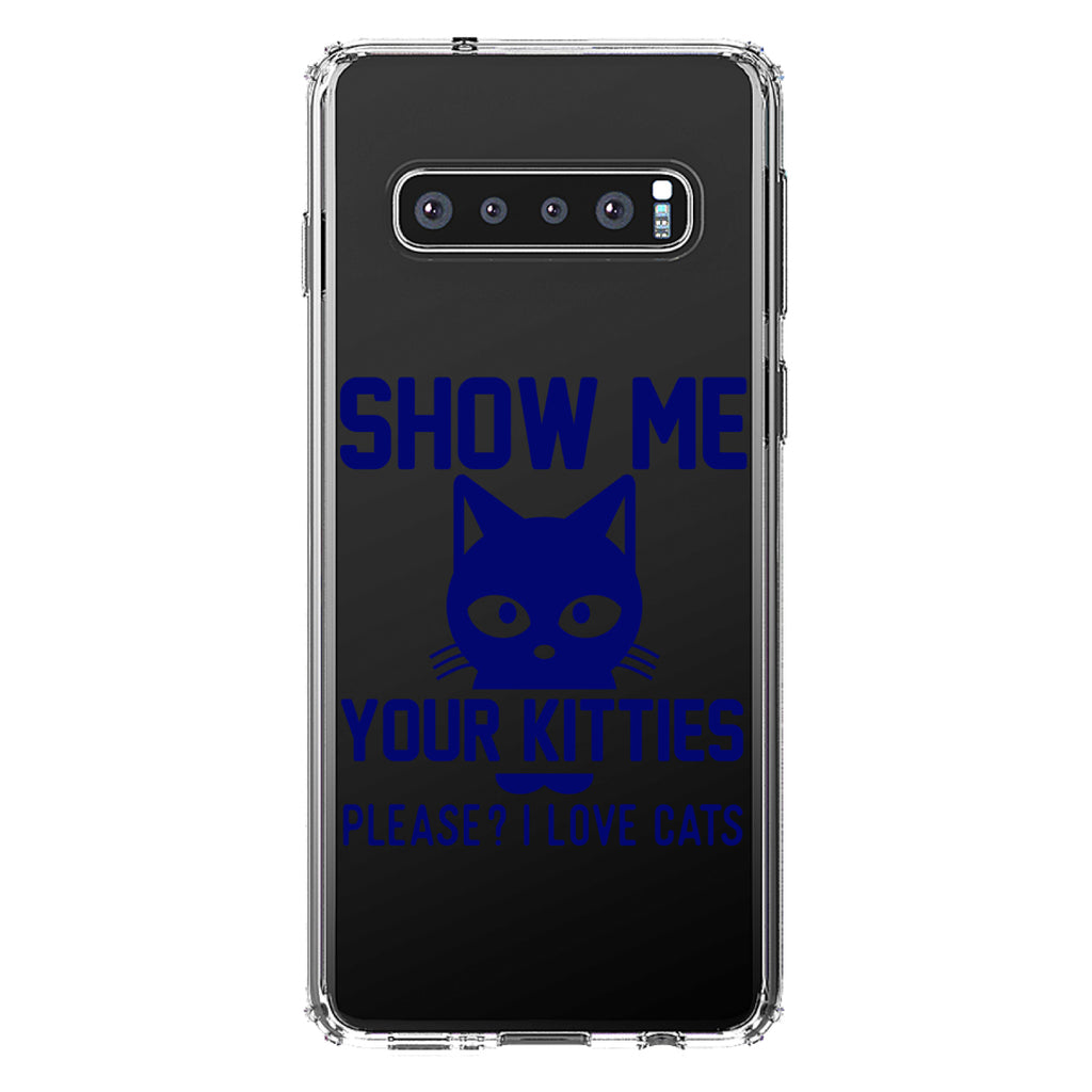 Show Me Your Kitties Love Cats Clear Shockproof iPhone Case, view 16