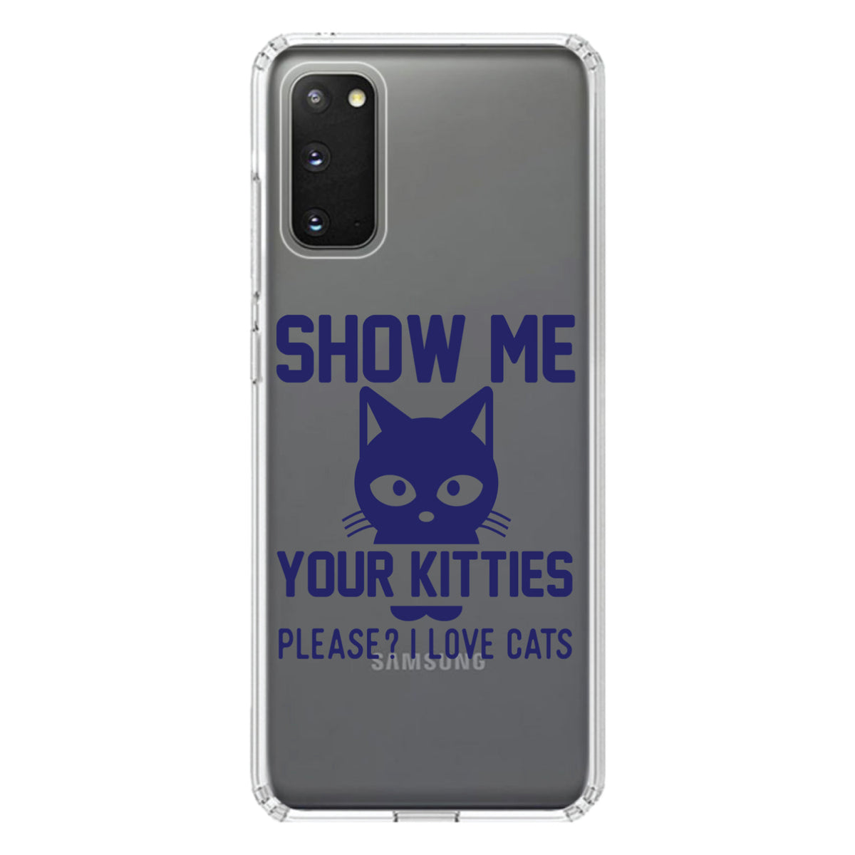 Show Me Your Kitties Love Cats Clear Shockproof iPhone Case, view 13