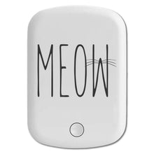 DistinctInk Magnetic Battery Pack, Wireless Portable Charger with USB-C Cable, Compatible with MagSafe iPhone 14 / 13 / 12 Series - Meow - Cat Whiskers