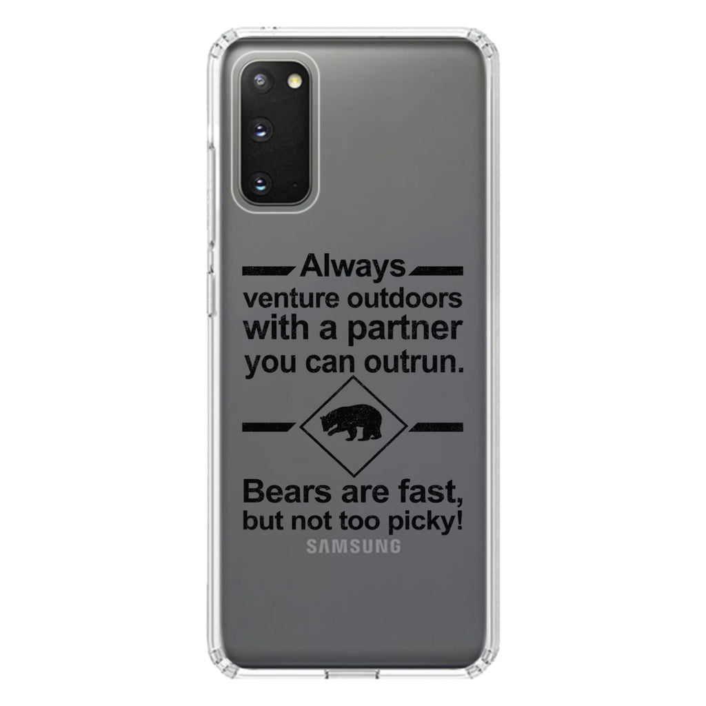 Bears Are Fast But Not Too Picky Clear Shockproof iPhone Case, view 15