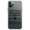 Bears Are Fast But Not Too Picky Clear Shockproof iPhone Case