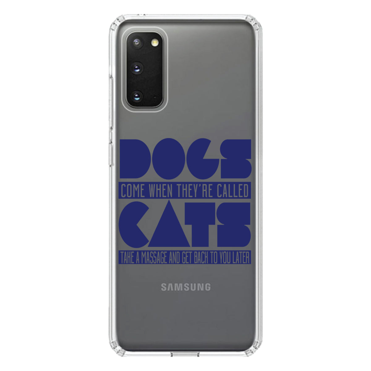 Dogs Come When Called, Cats Later Clear Shockproof iPhone Case, view 15