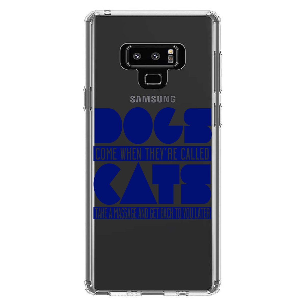 Dogs Come When Called, Cats Later Clear Shockproof iPhone Case, view 11
