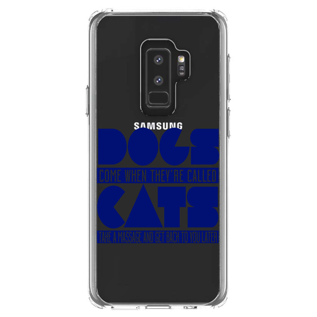 Dogs Come When Called, Cats Later Clear Shockproof iPhone Case, view 20